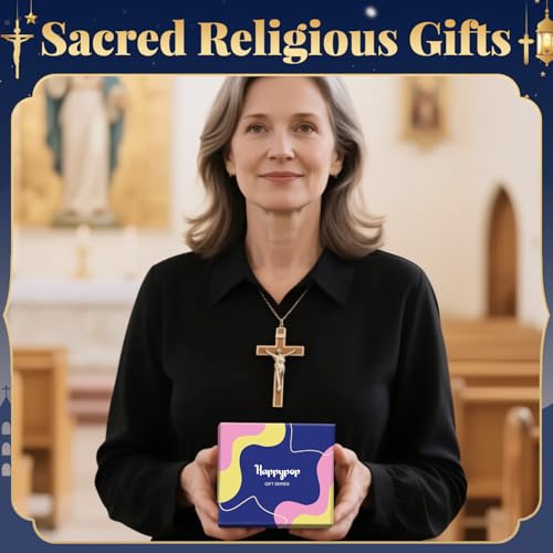 HAPPYPOP Christian Gifts Ideas - Christian Religious Jesus Socks Pastor Gifts