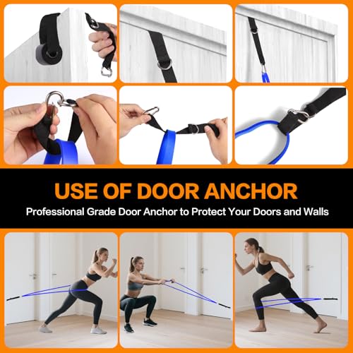 Resistance Bands, Pull Up Bands, Pull Up Assistance Bands Set for Men & Women, Exercise Workout Bands for Working Out, Body Stretching, Physical Therapy, Muscle Training