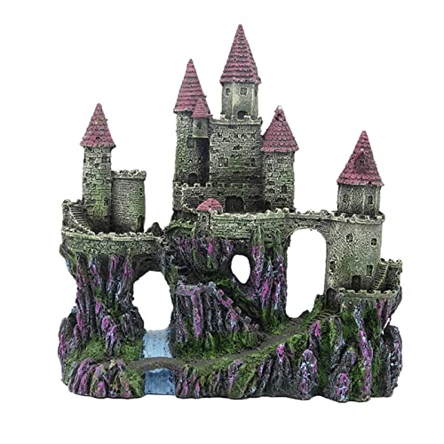 Aquarium Resin Ship Ornament,Shipwreck Fish Cylinder Decoration Rockery is Suitable for Fresh Water Seawater Aquarium Decoration