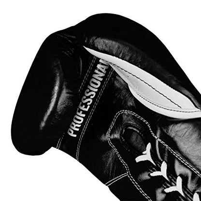 Pro Mex Pro Lace Training Gloves V 3.0 - color: Black, size: 14 oz