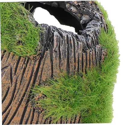 ULTECHNOVO 1pc Simulated Wine Barrel Aquarium Ornament Landscape Ornament for Fish Tank Hiding Cave Ornament Fish Tank Decor Aquarium Decoration Simulation Barrel Hiding Cave
