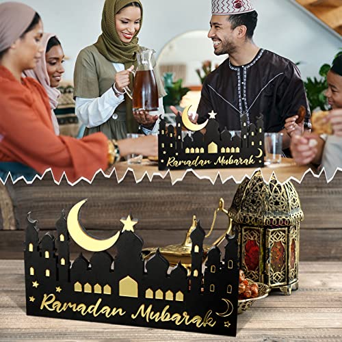 Kathfly Ramadan Mubarak Islamic Table Centerpiece Home Decor Eid Ramadan Mubarak Decor Islamic Home Art Muslim Gift