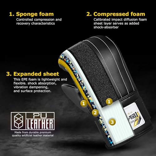 Farabi Sports Punching Bag Gloves - Heavy Bag Gloves for Men and Women Boxing Bag Gloves - Bag Mitts for Sparring, Boxing, MMA, Muay Thai, Kickboxing, Focus Pads and Punching Bag - size: Small