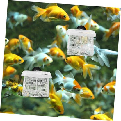 Toyvian 5pcs Fish Breeding Net with Cups Aquarium Divider Net for Fry Separation for Fish Tanks and Aquatic Breeding