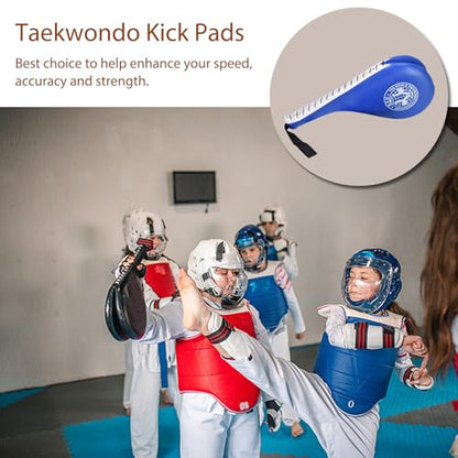Taekwondo Kick Pads, Striking Karate Martial Arts Training Target Pad, Taekwondo Double Kick Train Strike Pads Target Tae Kwon Do Karate Kickboxing