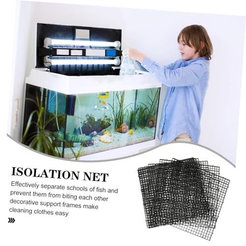 Abaodam 1Set Aquarium Dividers Boards for Fish Tank Bottom Partition with Suction Cups for Breeding and Separating Fish