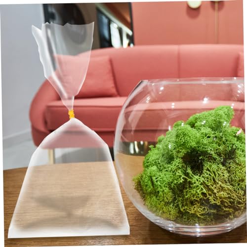 SOLUSTRE 50Pcs Clear Fish Packing Bags Hdpe Fish Transport Containers Design for Safe Aquarium Fish Transport Oxygen Bags for Pet and Feeder Fish