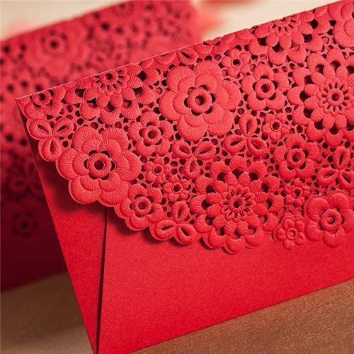 8 PCS Chinese Red Envelopes/Money Pocket/Party Accessory Organizer Envolop for Bussiness Occassion/Invited Card/Wedding/Birthday/New Year Party (8PCS) - color: 8PCS