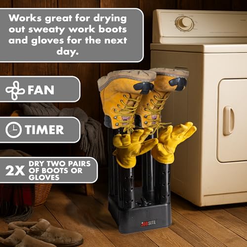 JobSite Boot Dryer and Shoe Stretch Spray Bundle