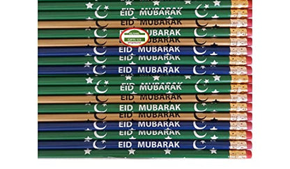 Eid Mubarak & Ramadan Pencils (100 Count) Customized Party Favors Decoration Arabic Novelty Muslim Gifts Wholesale - style: Ramadan+EID mix