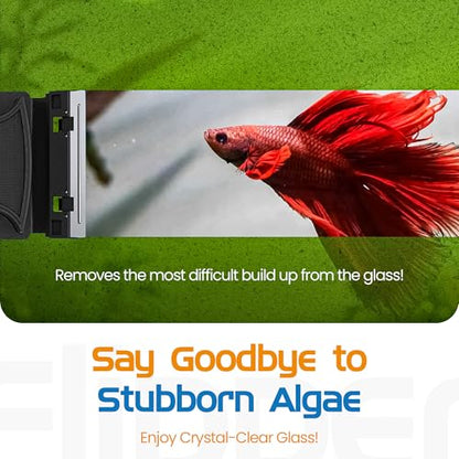 Flipper Standard Aquarium Algae Remover for Fish Tank Cleaner Replacement Blades, Pack of 2 - Glass Scraper Blades for Cleaning Kits - Water Cleaning Accessory - style: Standard