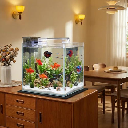 Aquarium Leveling Mat, 24 x 24 Inch Under Tank Pad, 6mm Thick Non-Slip Shockproof Fish Tank Cushion, Waterproof, Easy to Cut, Black - color: Black, size: 24 x 24in
