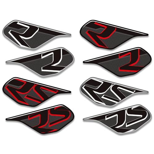 Motorcycle 3D Tank Pad Compatible with Triumph Street Triple Daytona 675 765R RS Stickers Gas Kit Knee Fish Bone Tank Pad Decals Fit for 675 765 R RS Stickers Decals Tank Protection Waterproof (A-26) - color: A-26