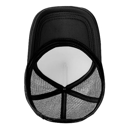 National Guard Iraq Afghanistan Combat Vet Adjustable Breathable Mesh Trucker Baseball Cap Unisex3 Black