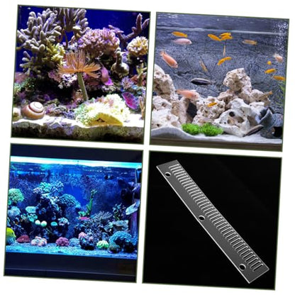 2pcs Aquarium Divider Comb with Cups Prevents Fish Crossbreeding Provides Isolation for Fish Tanks Versatile Overflow Barrier Drip Plate for All Aquatic Environments