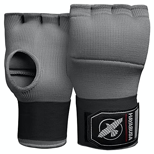 Hayabusa Quick Gel Boxing Hand Wrap Gloves - color: Grey, size: X-Large