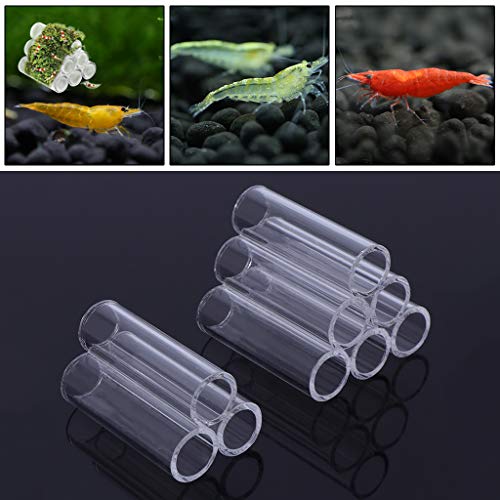 Shelter Tube Fish Tank Aquarium Pipe Shrimp Cave Hide Breeding Acrylic Decor - 3-Tube