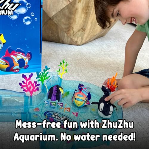 zhuzhu Aquarium Bubble Ball & Surf Board with Mandarin Fish