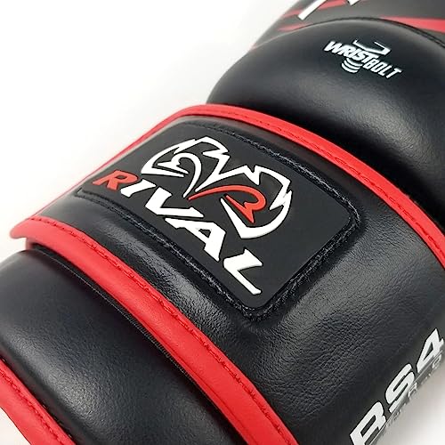RIVAL Boxing RS4 2.0 Aero Sparring Gloves, Hook and Loop Closure - Multi-Layered, Low-Density Foam Padding and Soft Inner Lining - color: Black, size: 16 oz.