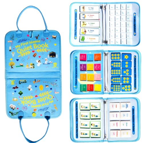 Islamic Busy Book for Toddlers, Muslim Travel Felt Activity