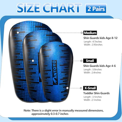 Mini Shin Guards Soccer Kids,Small Protective Gear with Fixed Straps | 2 Pairs Small Tiny Shin Pads Match Equipment Protective Tiny Shin Guards Soccer for All Ages - color: Bule Stars, size: XS(H: 3.1 in,W: 2.1 in)