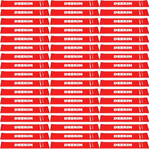 Deekin Resistance Bands Resistance Loop Exercise Bands Exercise Equipment Elastic Ring for Women and Men Home Fitness, Gym, Yoga - color: Red, size: 30 Lbs