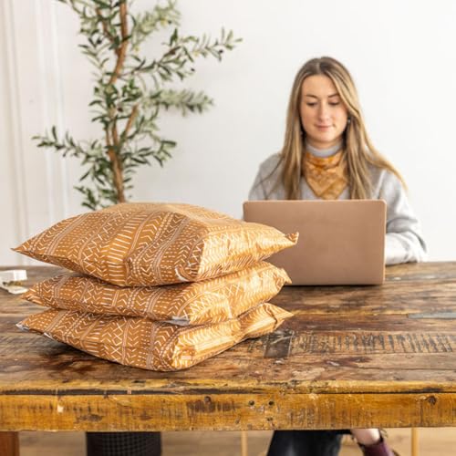 Poly Mailers 10x13 Inch 50 Pack Medium Shipping Bags Strong Thick Mailing Envelopes | Self Sealing Adhesive | Waterproof & Tear Resistant | Small Business Packaging for Clothing - Boho Brown - color: Brown, size: 10x13 (50 Pack)