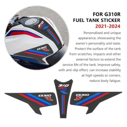for 2026 G310R gs310r 2025 2024 2023 2022 2021 Accessories Tank Pads Fuel Tank Traction Pad Rubber Anti Slip Sticker Gas Knee Grip Prot Modification Parts