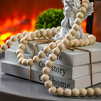 Jetec Decorative Books for Home Decor White Faux Farmhouse Stacked 3 Pieces Gift for Mother Teachers Friends Family for Coffee Tables Shelves with Wood Bead Tassels 58 Inch - style: Our Life, Our Story, Our Home