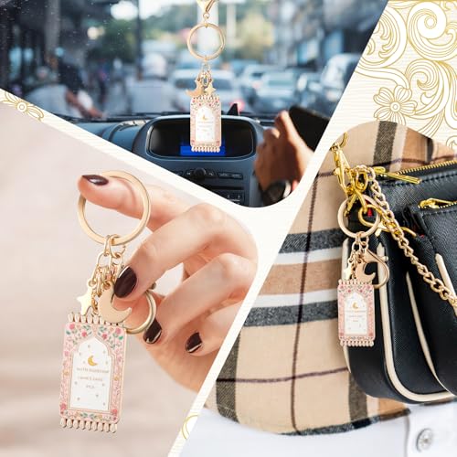 Islamic Enamel Keychains - color: Pink