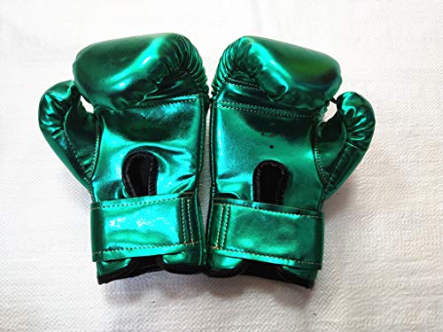 Boxing Gloves for Kids, Children Solid Training Gloves for Punching Bag, Kickboxing, and MMA, Ideal for Ages 3-15, Perfect for Sparring, Training, and Martial Arts (Green)