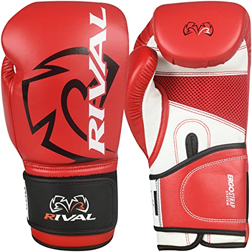 RIVAL Boxing RB2 2.0 Super Bag Gloves, Hook and Loop Closure - High-Density, Multi-Layered Padding, and Breathable Mesh Palm - color: Red, size: X-Large