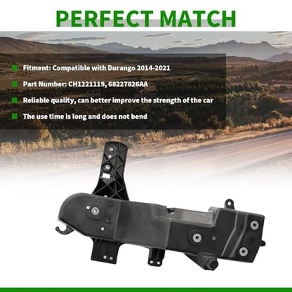 Right Side ligHeadht Bracket Compatible with Durango 2014-2024 | CH1221119 68227826AA Black