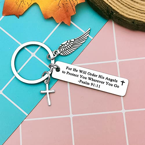 Christian Gift Bible Verse Keychain Religious Jewelry Bible Verse Gifts for Women Men Easter Prayer Christian Jewelry Religious Keychain Christmas Birthday Easter Prayer Present