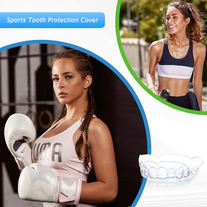 Custom Sports Mouthguard | Ultimate Protection & Comfort for Athletes, Boil & Bite Design - Perfect for Boxing, MMA, Rugby & More