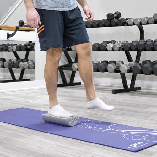 OPTP Silver AXIS Moderately Firm Foam Roller – Half-Round, Silver, 12" x 3" | Moderate density for sports medicine, physical therapy, Pilates, yoga - myofascial release on trigger points - size: Silver - 12" x 3" Half-round