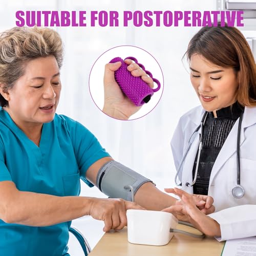 Hand Grip Strengthener, Finger Exerciser Squeeze Ball Weak Hand Strengthening Devices for Elderly Seniors Musicians Athletes Muscles Trainer Massage