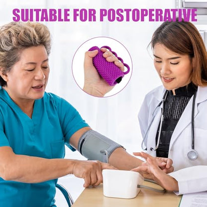 Hand Grip Strengthener, Finger Exerciser Squeeze Ball Weak Hand Strengthening Devices for Elderly Seniors Musicians Athletes Muscles Trainer Massage