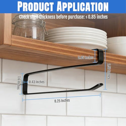 1 Pack Tumbler Lid Organizer, Versatile Cup & Water Bottle Lid Holder, Upgraded Kitchen Space Saver & Under Cabinet Storage, No Adhesive or Drilling Needed, Multi-Use Tumbler Lid Holder, Black - style: 1 Pack, Black