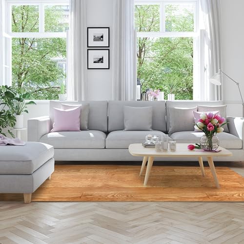 Sorbus Wood Grain Floor Mats Foam Interlocking Mats Each Tile 1 Square Foot 3/8-Inch Thick Flooring Wood Mat Tiles - Home Office Playroom Basement Trade Show (16 Tiles,16 Sq ft, Wood Grain - Pine) - color: Wood Grain - Pine