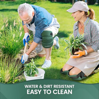 Garden Guru Cushioned Gardening Knee Pads with Adjustable Straps - Soft Inner Liner, Ultra Comfort Padding, Garden Kneelers for Yard Work, Cleaning, Household Chores, Roofing, and More (2 Pack) - size: 2 Pack, style: Ultra Soft Cushion