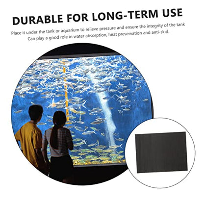 TOYANDONA Thickened Fish Tank Mat Non-Skid and Shockproof Aquarium Base Pad Bottom Mat for Fish Tanks for Leveling and Insulation