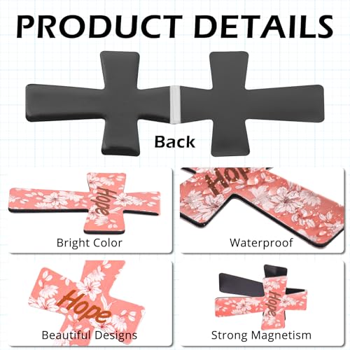 48 Pcs Magnetic Bookmarks Christian Bookmarks Bible Verses Book Markers Religious Magnetic Page Clips for Women Student Mother's Day Reading Gifts School Supplies