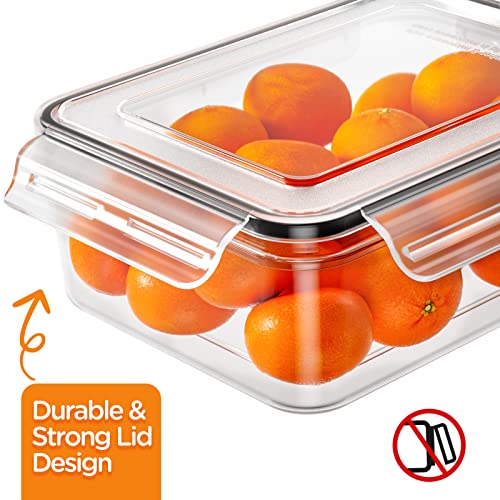HOMETALL 40 PCS Food Storage Containers with Lids Airtight | 100% Leakproof Plastic Meal-Prep Containers Reusable(20 Containers & 20 Lids),Microwave and Dishwasher Safe - color: Pack of 20