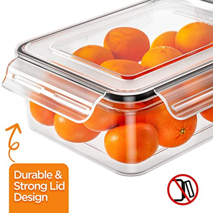 HOMETALL 40 PCS Food Storage Containers with Lids Airtight | 100% Leakproof Plastic Meal-Prep Containers Reusable(20 Containers & 20 Lids),Microwave and Dishwasher Safe - color: Pack of 20