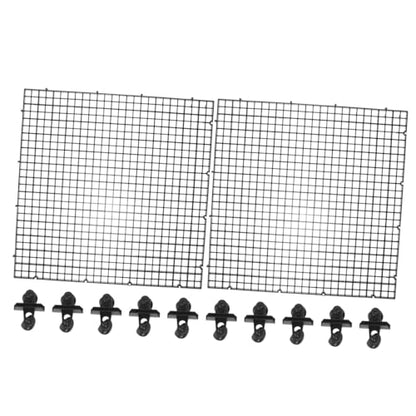 COLLBATH Aquarium Grid Divider Tray Fish Tank Escape Board Isolation Net Separator for Betta Crate Divider Mesh Grate