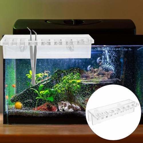 Aquarium Maintenance Tool Holders Acrylic Organizer Rack Fish Tank Cleaning Accessory Holder