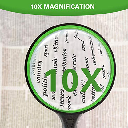 Celosia Handheld Magnifying Glass for Seniors & Kids, 75mm | Lightweight handheld design, portable for kids outdoor nature exploration and insect observation