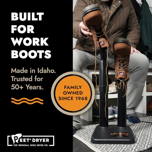 PEET, Original Dryer, Electric Shoe Dryer, Work Boots, Outdoor Gear, Athletic Gear, Silent,Energy-Efficient, Made in USA - style: Original 2-shoe Electric Dryer