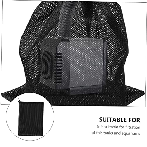 UKCOCO 3Pcs Water Pump Filter Bag Durable Mesh for Outdoor Swimming Pools Easy to Use Drawstring Design Protects Pumps from Debris and Fish from Harm